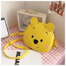 Pooh Bear anime pu satchel shoulder bag