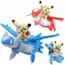 12inches Pokemon Latias Lapras anime plush doll 28cm