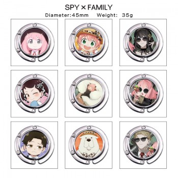 SPY x FAMILY anime alloy portable bag hanger hook holder