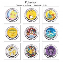 Pokemon anime alloy portable bag hanger hook holde...