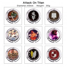 Attack on Titan anime alloy portable bag hanger ho...