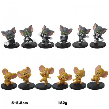 Tom and Jerry anime figures set(12pcs a set)(OPP bag)