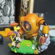 Dragon Ball Shu Robot Vs Son Goku Anime Figures set