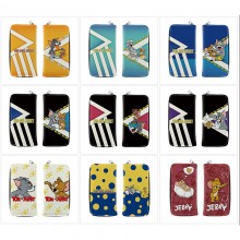 Tom and Jerry anime long zipper wallet purse