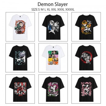 Demon Slayer anime Short Sleeve Cotton T-Shirts