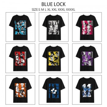 Blue Lock anime Short Sleeve Cotton T-Shirts