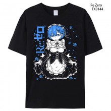 Re:Life in a different world from zero anime short sleeve cotton t-shirt