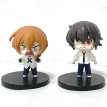 Bungo Stray Dogs Osamu Dazai Nakahara Chuuya anime figure(OPP bag)