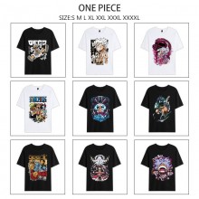 One Piece anime Short Sleeve Cotton T-Shirts