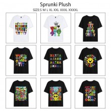 Sprunki Incredibox game Short Sleeve Cotton T-Shirts