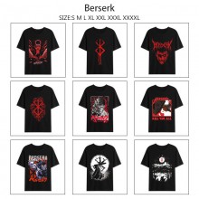 Berserk anime Short Sleeve Cotton T-Shirts