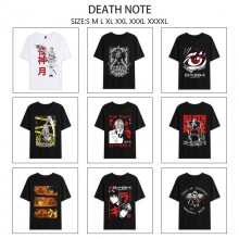 Death Note anime Short Sleeve Cotton T-Shirts