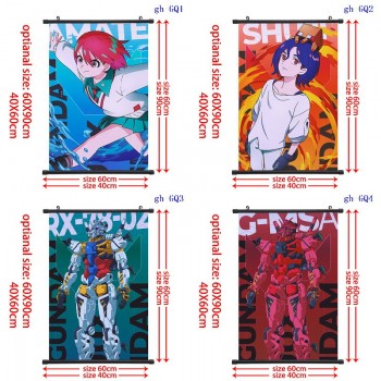 Gundam anime wall scroll wallscrolls