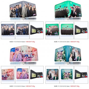 BTS BT21 star wallet purse