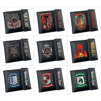 Attack on Titan anime snap wallet buckle purse