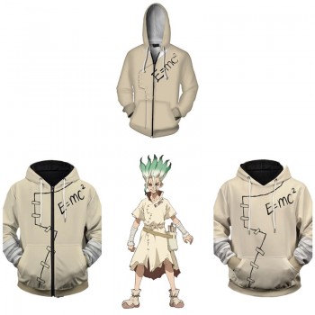 Dr.STONE Ishigami Senkuu anime long sleeve hoodies cloth