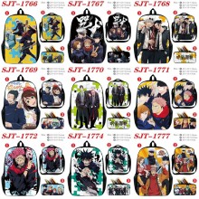Jujutsu Kaisen anime nylon backpack bag shoulder p...