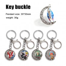 One Piece anime Two-sided Rotatable Round Crystal ...
