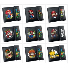 Super Mario anime snap wallet buckle purse