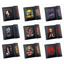Naruto anime snap wallet buckle purse