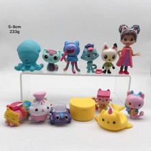 13pcs/set Gabbys Dollhouse anime figures(OPP bag)