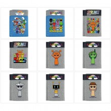 Sprunki Incredibox game Three Fold Button Wallet P...
