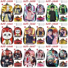 Dandadan anime nylon backpack bag shoulder pencil ...