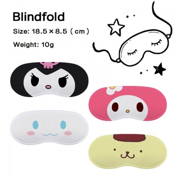 Sanrio Melody kitty Cinnamoroll Kuromi Sleep Eyeshade Eye Patch Masks