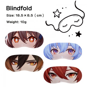 Genshin Impact game Sleep Eyeshade Eye Patch Masks