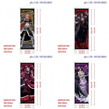 Overlord anime wall scroll wallscrolls 40*120/25*75cm