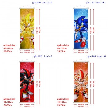 Sonic the Hedgehog anime wall scroll wallscrolls 40*120/25*75cm