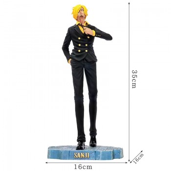 One Piece Suit Sanji anime figure 35cm