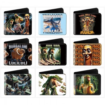 Tung Tung Tung Sahur anime wallet purse