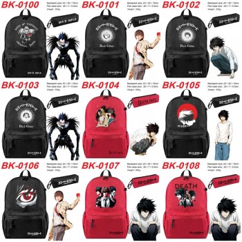 Death Note anime backpack bag + pen bag