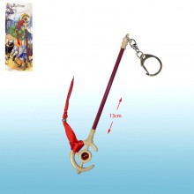 Frieren Beyond Journey's End anime alloy mini weapon sword key chains 13cm
