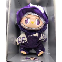 Monster Labubu purple anime figure 38cm(eyes can movable)