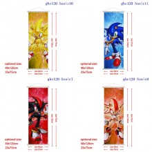 Sonic the Hedgehog anime wall scroll wallscrolls 40*120/25*75cm