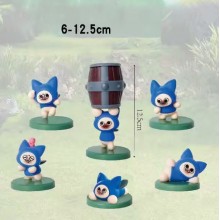 6pcs/set Monster Hunter Felyne game figure(OPP bag...