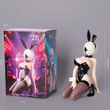 NieR:Automata 2B bunny girl kneeling anime figure