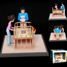 Crayon Shin-chan Family anime figures set