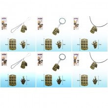 Bleach anime key chain necklace phone straps
