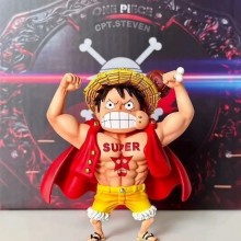One Piece Monkey D Luffy Super man anime figure(OP...