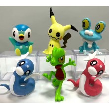 6Pcs/set Pokemon anime figures(OPP bag)