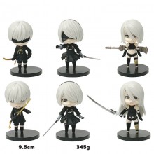 6Pcs/set NieR:Automata YoRHa 2B anime figures(OPP ...