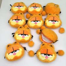 4.8inches Garfield plush wallet coin purse set(10p...