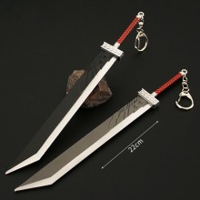 Final Fantasy XV Claude metel mini swords key chai...
