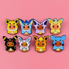 Pokemon Eevee anime Alloy Enamel Badges Brooch Pin...