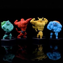 Pokemon muscle Charmander Squirtle Bulbasaur anime...