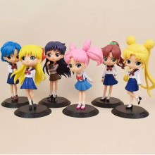 6Pcs/set Sailor Moon anime figures(OPP bag)