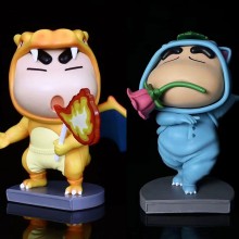 Charizard Venusaur cos Crayon Shin-chan anime figure